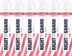 RIGHT GUARD ANTI-PERSPIRANT DEODORANT WOMEN SPORT 250ML X 6 - Picture 1 of 1