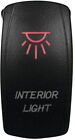Dragonfire Laser Etch Dual LED Switch, Interior Light On/Off - Red 521378