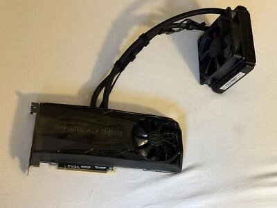 EVGA GeForce RTX 2080 Ti  Hybrid Gaming 11GB GDDR6 Wassergekühlt / Wakü Selten! - Bild 1 von 2