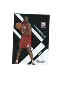 2010-11 Prestige Prestigious Pros verde #9 Thaddeus joven/499 Philadelphia 76er - Imagen 1 de 2
