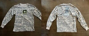 UFC Fight For The Troops Fort Campbell 2013 Army Camo LS Event Tee L Fits Like M - Picture 1 of 8