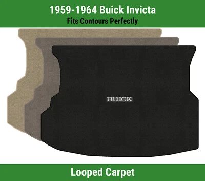 Tapete de porta-malas Lloyd Loop para '59-64 Invicta com Buick prata cinza escuro - Imagem 1 de 4