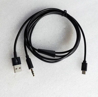 Car AUX Charger Micro 5pin To 3.5mm Stereo Audio USB Cable for Samsung Galaxy S4 - Image 1 of 4