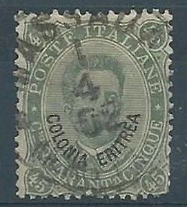 1893 ERITREA USATO UMBERTO I 45 CENT - RR3811 - Picture 1 of 1