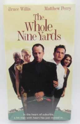 THE WHOLE NINE YARDS VHS VIDEO MOVIE, BRUCE WILLIS, MATTHEW PERRY, AMANDA PEET - Image 1 of 3
