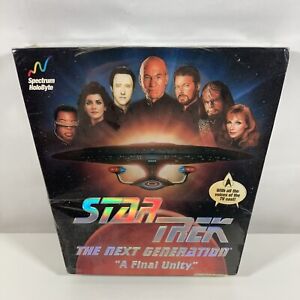 Star Trek The Next Generation "A Final Unity" 1994 IBM PC CD-ROM New & Sealed 