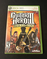 Guitar Hero 3 III: Legends of Rock (Microsoft Xbox 360, 2007) CIB Complete