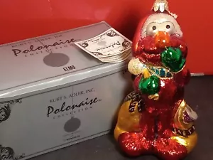 Kurt Adler POLONAISE KOMOZJA ELMO GP843 Glasornament Sesamstraße 1997 SELTEN - Bild 1 von 12