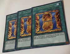 Yugioh 3x H - Heated Heart RYMP-EN023 Secret Rare Light Played