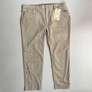 Pantalone Orvis Quick Dry 5 tasche uomo 42x30 performance utility cachi indossato una volta - Foto 1 di 10