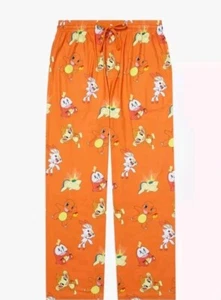 Pokémon Fire Type Allover Print Sleep Pants- Small - 28" to 30" - Picture 1 of 4
