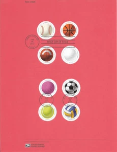 Página de recuerdo #1724 (49c) Forever Have A Ball #5203-#5210 - Imagen 1 de 1