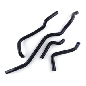 Manguera de refrigerante negra para radiador de silicona Kawasaki Prairie 650 700 2002-2013 - Imagen 1 de 7