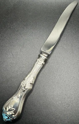Cuchillo de plata de ley Violet by Whiting 8 7/8" Foto 1 de 3
