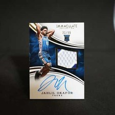 2015-16 Jahlil Okafor Panini Immaculate Rookie Patch Auto RPA /99