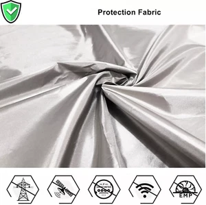 Faraday Protection Fabric-Reducing RFID/EMI/EMF/LE and Electrode Magnetic Soft - Picture 1 of 6