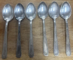 Vintage Wm Rogers & Son AA IS Silverplate Lot Of 6 - Bild 1 von 5