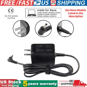 45W AC Laptop Charger for Asus UX330 UX330U UX360 UX360C UX305 UX305C X553M Q302 - Picture 1 of 11