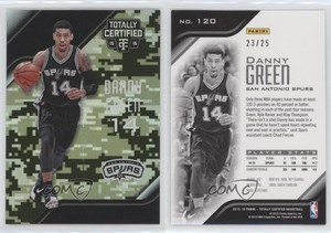 2015-16 Panini Totally Certified Mirror Camo /25 Danny Green #120