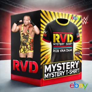 SIGNED ROB VAN DAM MYSTERY T-SHIRT - RANDOM SELECTION - Picture 1 of 9
