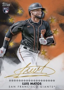 2024 Topps Baseball Stars Rookie RC Gold Signature LUIS MATOS Digital - Picture 1 of 1