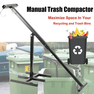 Compactador de basura manual compactador de basura para cubo de basura de cocina de restaurante - Imagen 1 de 12