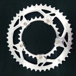 bikinGreen CNC 46/30T BCD 110 For Non Hidden 5 Bolts 9-12 SPD CrankSet Silver - Picture 1 of 6