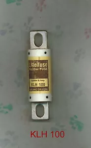 LITTLEFUSE KLH 100 FUSIBILE 500 VOLT 100 AMP KLH100 - Foto 1 di 3