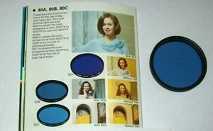 VINTAGE OLD NEW STOCK HOYA 40.5MM 80C SCREW IN FILTER WITH CASE AND BOX - Picture 1 of 5