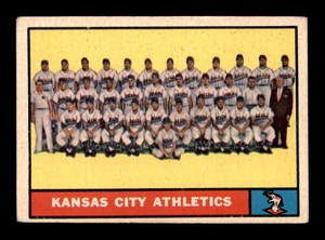 1961 Topps #297 Kansas City Athletics TC VGEX X2880845