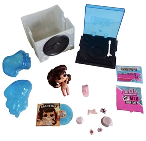 lOL DOLL REMIX HAIR FLIP NASHVILLE MUSIC PLAYS RECORD SET TOY 4 TLA BLU neocurio - Picture 1 of 13