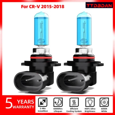 For Honda CR-V 2015-2018 9005/HB3 Halogen Headlight Bulbs Kit High/Low Beam Foto 1 de 4