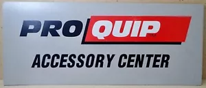 "Doppelseitiges PRO QUIP ZUBEHÖRCENTER Golf Pro Shop Werbeschild 24"" x 10"" - Bild 1 von 7