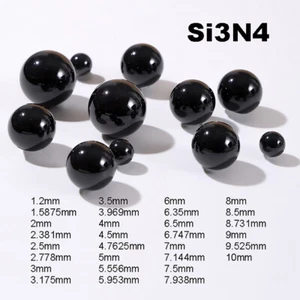 ÚNICA bola de nitruro de silicona Si3N4 grado G5 cuentas de cerámica (tamaños: 1,2 mm-10 mm) - Imagen 1 de 10