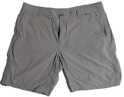Мужские рыболовные шорты Simms 38 серые суперлегкие быстросохнущие нейлон - Изображение 1 из 4