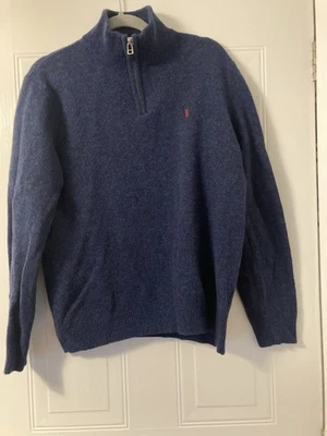 Men's Blue Next Signature Jumpers Size M/L 100% Lambswool - Image 1 of 4