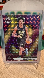 2024-25 Panini Mosaic Basketball Collin Sexton Purple Mosaic /99 - Bild 1 von 2