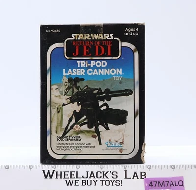 Tri-Pod Laser Cannon Star Wars ROTJ 1982 Kenner Vehículo NUEVO SIN USAR SELLADO Foto 1 de 4