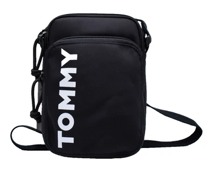 Tommy Hilfiger Small Nylon Crossbody Handbag Black New! NWT - Image 1 of 4