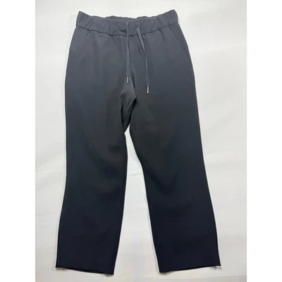 Pantalones de mujer Lululemon On The Fly negros con cordón - talla 4 (27x23) Foto 1 de 4