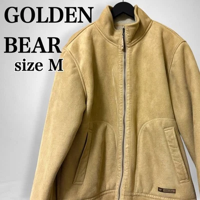 Chaqueta boa Golden Bear de gamuza con cremallera para hombre M usada Foto 1 de 4