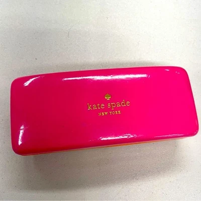 Kate Spade Pink & Orange Hardshell Sunglasses Case - Image 1 of 4