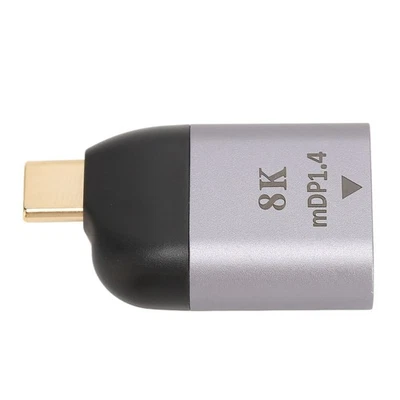・USB C To Mini DisplayPort Adapter Small Plug And Play 8K 60Hz Usb Type C Male - Image 1 of 4