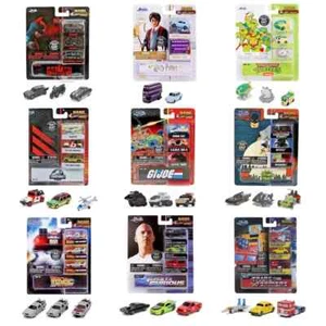 Nano Hollywood Rides Movie Themed 3-Pack Diecast Cars - Picture 1 of 57