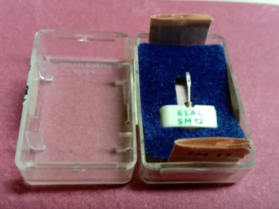 Puntina Giradischi ELAC SM12 Vintage Originale GIACENZA NUOVA NOS Needle Foto 1 de 4