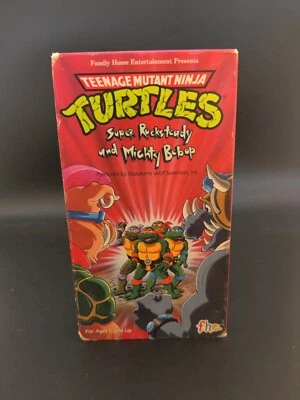 Teenage Mutant Ninja Turtles Super Rocksteady & Mighty Bebob VHS 1990  - Image 1 of 4