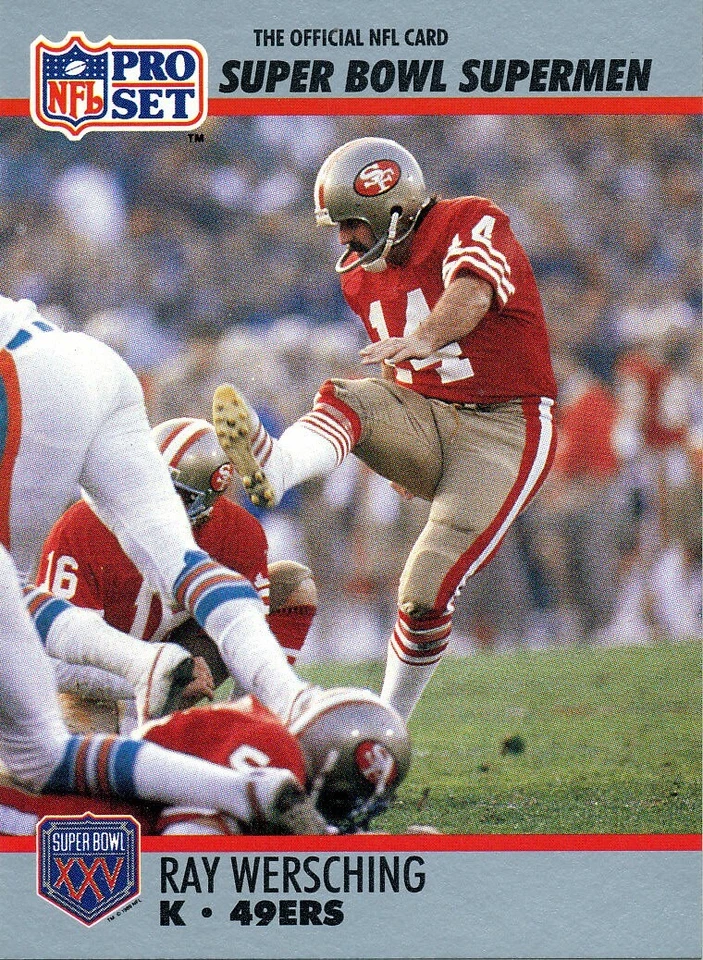 SUPERBOWL-SUPERMEN Ray Wersching 49ERS Cal GOLDEN-BEARS - Image 1 of 1