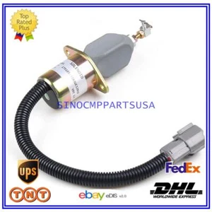 1751ES-12A3UC12B1S SA-4673-S 129953-77811 Stop Solenoid For Yanmar 4NTE94 Engine - Picture 1 of 2