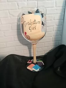 Disegni di Lolita "Ragazza di Laurea" Vetro Celebrazione Artigianale Dipinto a Mano - Foto 1 di 10