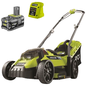 Ryobi One+ 18V 4.0Ah 33cm Cordless Lawn Mower Kit RLM18X33S40 - Picture 1 of 10